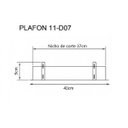 Ver imagem 4 de Plafon Rebatedor Embutir Quadrado 40cm Branco Luz Indireta Quarto Sala de Estar Living