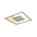 Ver imagem 6 de Plafon Rebatedor Embutir Quadrado 40cm Branco Luz Indireta Quarto Sala de Estar Living