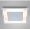 Ver imagem 5 de Plafon Rebatedor Embutir Quadrado 40cm Branco Luz Indireta Quarto Sala de Estar Living