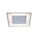 Ver imagem 1 de Plafon Rebatedor Embutir Quadrado 40cm Branco Luz Indireta Quarto Sala de Estar Living
