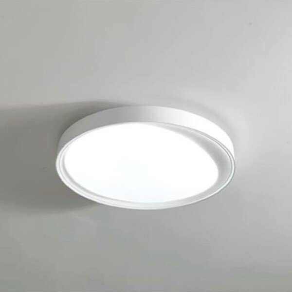 Plafon de LED Moderno 50cm Branco Sala Quarto Corredor Hall - 5