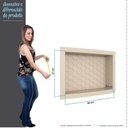 Ver imagem 6 de Nicho Para Banheiro 40x27x9.5 Termoplástico Cozimax Bege