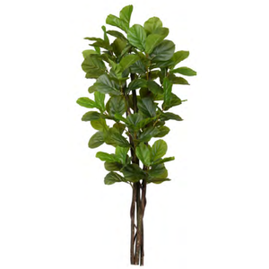 Planta Árvore Artificial Ficus Lyrata Real Toque X114 Verde 1,85m