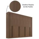 Ver imagem 3 de Guarda Roupa Daymont Ripado Castanho 8 Portas 8 Gavetas D’doro