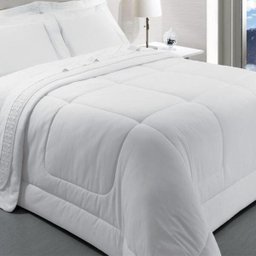 Edredom Satinée 300 Fios Branco Casal - 1
