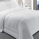 Ver imagem 1 de Edredom Satinée 300 Fios Branco Casal