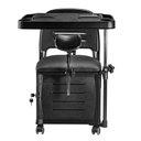 Ver imagem 2 de Cadeira Mesa Manicure Cirandinha Veneza Preta - Dompel