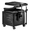 Ver imagem 5 de Cadeira Mesa Manicure Cirandinha Veneza Preta - Dompel