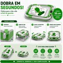 Ver imagem 5 de Banheira Dobrável para Bebê com Termômetro Portátil Compacta Verde