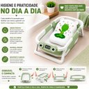 Ver imagem 6 de Banheira Dobrável para Bebê com Termômetro Portátil Compacta Verde