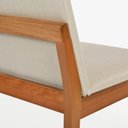Ver imagem 5 de Conjunto 2 Cadeiras Sala de Jantar com Encosto Estofado Masp Marrom/Castanho/Bege