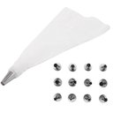 Ver imagem 2 de Kit 12 Bicos com Bisnaga Confeiteiro Decorador