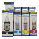 Ver imagem 3 de Kit 4 Cores Tinta Corante Compatível para Canon Ecotanque Pixma Gi-190 G1100 G2100 G3100