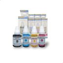 Ver imagem 2 de Kit 4 Cores Tinta Corante Compatível para Canon Ecotanque Pixma Gi-190 G1100 G2100 G3100