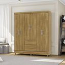 Ver imagem 7 de Guarda Roupa Casal 6p 2g 153 Cm 10091 Nature Vlr