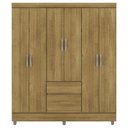 Ver imagem 1 de Guarda Roupa Casal 6p 2g 153 Cm 10091 Nature Vlr