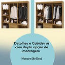 Ver imagem 4 de Guarda Roupa Casal 6p 2g 153 Cm 10091 Nature Vlr