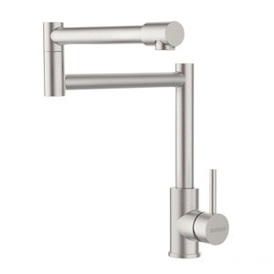 Misturador Monocomando Tramontina Flexion em Aço Inox com Acabamento Escovado Tramontina