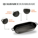 Ver imagem 2 de Assadeira Beira Alta Artesanal Ferro 46x24x7cm 4,5l – Panela Mineira
