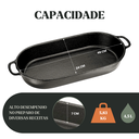 Ver imagem 4 de Assadeira Beira Alta Artesanal Ferro 46x24x7cm 4,5l – Panela Mineira