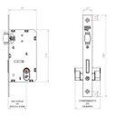 Ver imagem 3 de Fechadura Rolete Roseta Redonda - Rosé 3f