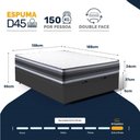 Ver imagem 7 de Cama Box Baú com Colchão de Espuma D45 Double Face Territory Hellen Casal 138cm