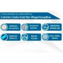 Ver imagem 3 de Cama Box Baú Solteiro: Colchão Molas Ensacadas Castor Pocket Gold Star Vitagel + Base Crc Courano