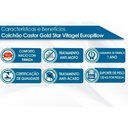 Ver imagem 2 de Cama Box Baú Solteiro: Colchão Molas Ensacadas Castor Pocket Gold Star Vitagel + Base Crc Courano