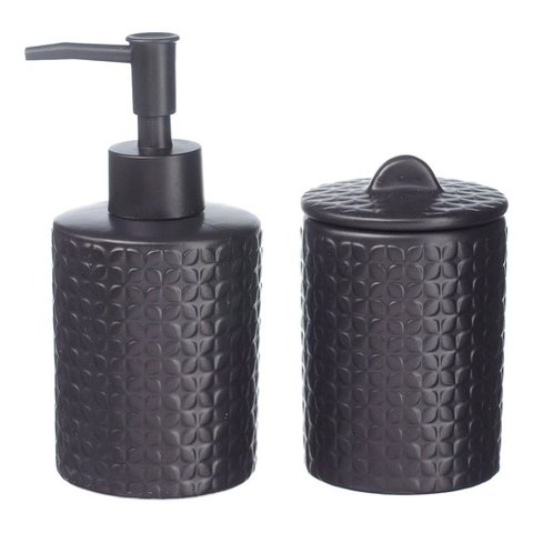Conjunto Lavabo Banheiro 2 Peças Saboneteira Líquida / 220
