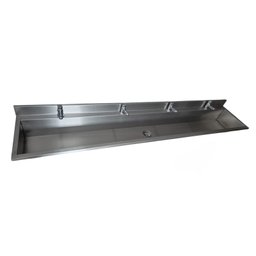 Lavatório Coletivo com 4 Torneiras 1,80m - Construinox - 3