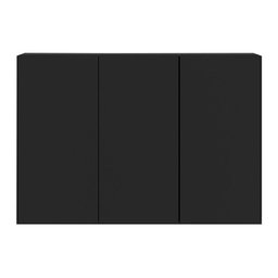 Aparador Buffet 3 Portas Veneza Multimóveis MP1007 Preto - 7