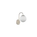 Ver imagem 1 de Arandela Cute Esfera/ Bola/ Globo de Vidro - Champanhe