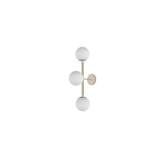Arandela Luxus Esfera/ Bola/ Globo de Vidro - Champanhe