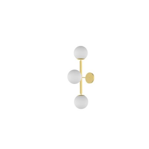 Arandela Luxus Esfera/ Bola/ Globo de Vidro - Dourado