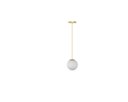 Ver imagem 1 de Pendente Luminária Oak Esfera/ Bola/ Globo de Vidro - Dourado