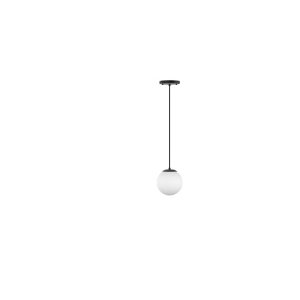Pendente Luminária Oak Esfera/ Bola/ Globo de Vidro - Preto