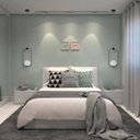 Ver imagem 2 de Pendente Luminária Indi Esfera/ Bola/ Globo de Vidro - Preto