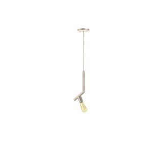 Pendente Luminária Finn 1 Soquete - Champanhe