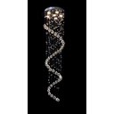 Ver imagem 1 de Plafon Redondo de Cristal Caracol/ Espiral/ Cascata - 60cm