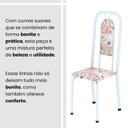 Ver imagem 7 de Conjunto Sala de Jantar com 6 Cadeiras Lara Branco/Bege