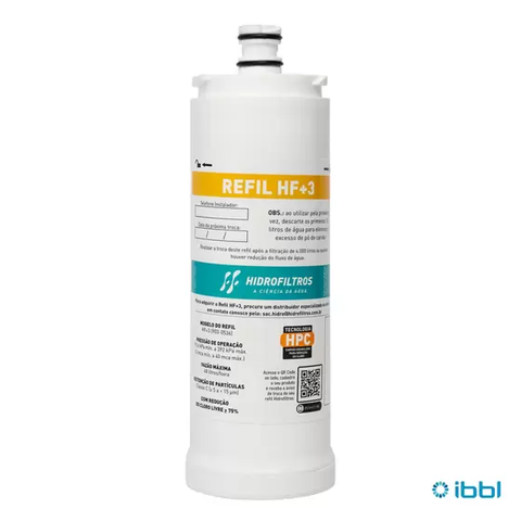 Refil Filtro de Água Compatível com Ibbl Immaginare, Pdf, Frq600, Frq600 Expert e Pfn