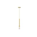 Ver imagem 1 de Pendente Luminária Linne Tubo/ Cilindro - Dourado