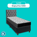 Ver imagem 4 de Cama Box + Colchão Solteiro Ortobom D33 Iso100 + Cabeceira Estofada