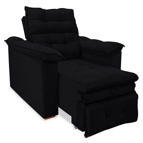 Poltrona do Papai Reclinável Belagio:preto