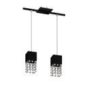 Ver imagem 1 de Lustre Pendente 3292 Para 2 Lâmpadas Soquete E27 Cor Preta