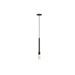 Pendente Luminária Linne Tubo/ Cilindro - Preto - 1