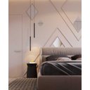 Ver imagem 3 de Pendente Luminária Geni Tubo/ Cilindro - Dourado