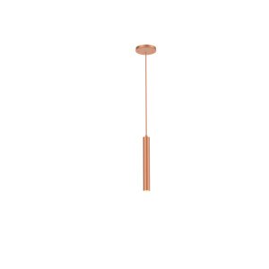 Pendente Luminária Geni Tubo/ Cilindro - Cobre
