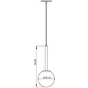 Ver imagem 3 de Pendente Luminária Bulb Globo/ Esfera/ Bola - Dourado