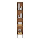 Ver imagem 4 de Paneleiro Armário de Cozinha 31,5cm 2 Portas Flex Pequim Multimóveis Mp2382 Madeirado/preto